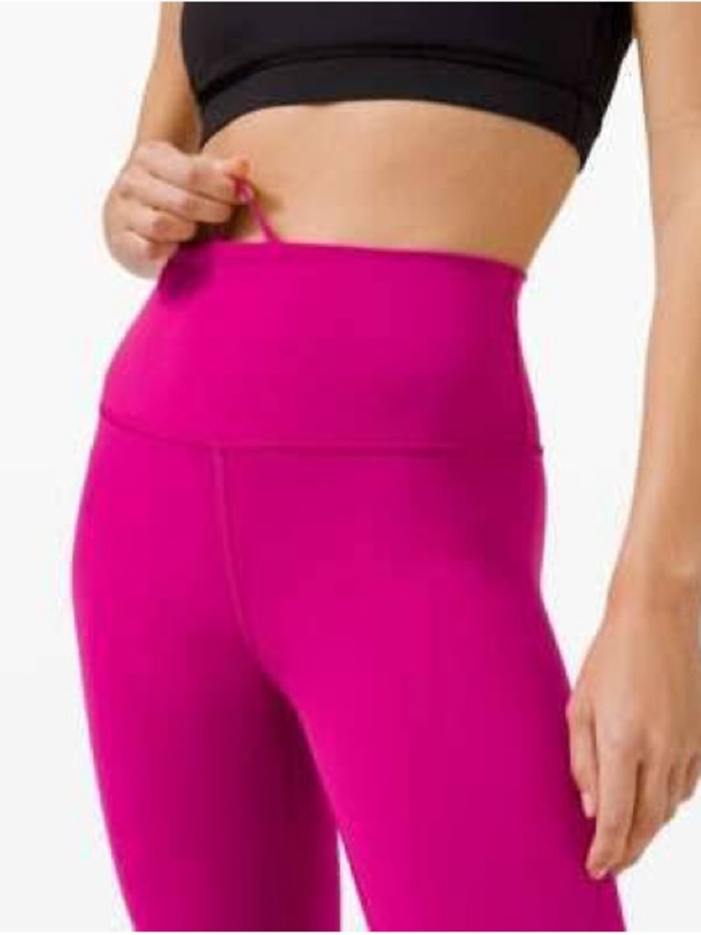 Lululemon Wunder Train High-Rise Tight 25" (Raspberry) - Picture 4 of 5